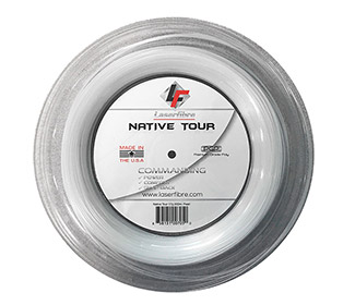 Laserfibre Native Tour 17g Pearl White Tennis String (Reel)